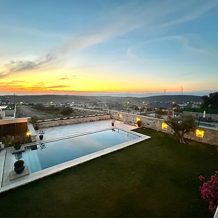 Villasunset With Sea, Chios And Sunset View ヴィラ Çeşme
