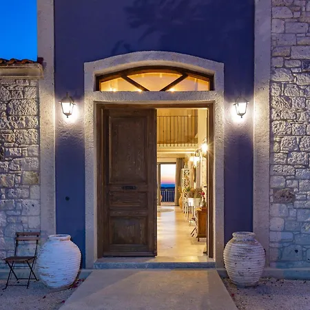 Villasunset With Sea, Chios And Sunset View וילה