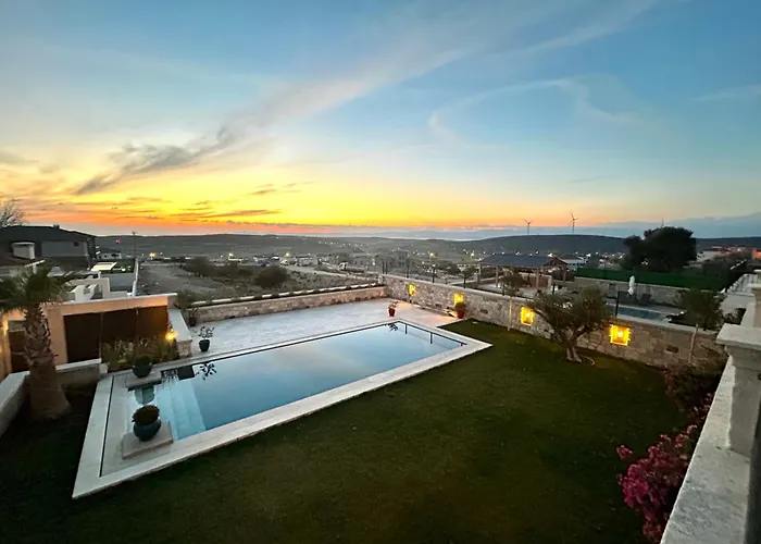 Villasunset With Sea, Chios And Sunset View וילה Çeşme