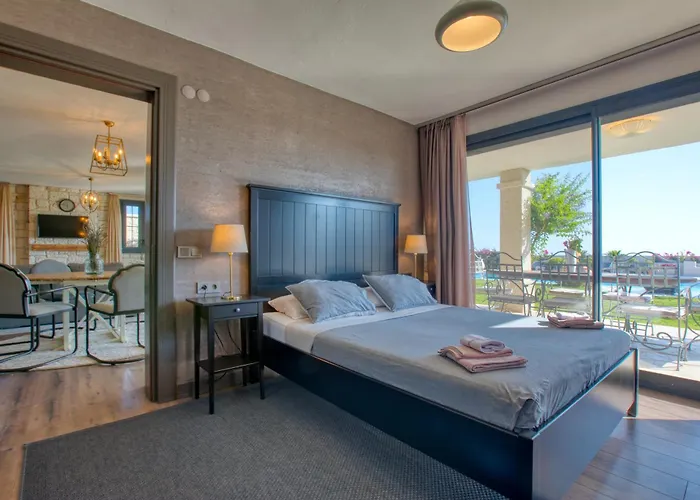 Villasunset With Sea, Chios And Sunset View וילה