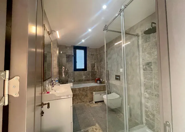 Villasunset With Sea, Chios And Sunset View