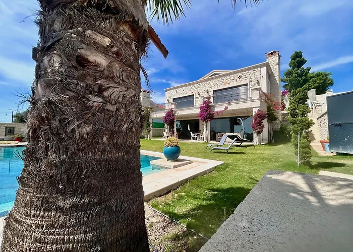 וילה Villasunset With Sea, Chios And Sunset View *